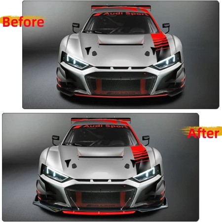 Set 2 Tije din Aluminiu reglabile pentru Consolidare Spoiler, lungime 10cm, IMITATIE CARBON