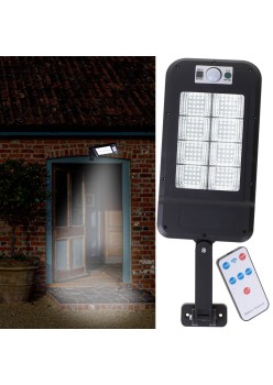 Lampa Stradala cu Panou Solar, Senzor de Miscare si Telecomanda, dimensiune 30 x 14 x 3 cm