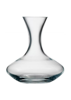 Carafa din sticla clara, Decanter cu volum de 750 ml pentru aerarea vinului rosu