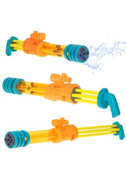 Pistol cu apa pentru copii cu 5 pistoane, dimensiune 56 cm