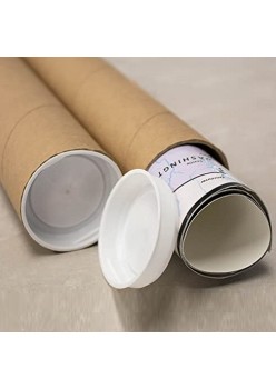 Tub din carton pentru protectie la transport folii si printuri, lungime 130 cm, diametru Ø76mm, grosime perete 4mm