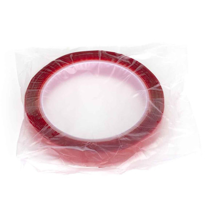 Banda Adeziva Dublu Fata ACRILICA Transparenta, 20mm x 3m, Super Rezistenta
