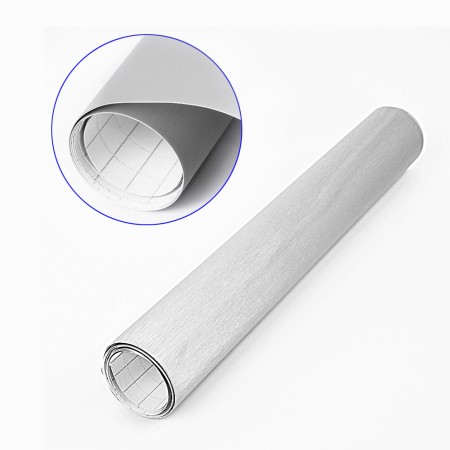 Folie colantare auto Aluminiu Polisat Argintiu (1m x 1,52m)