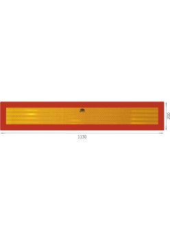 Placuta reflectorizanta pentru camioane 113x20 cm