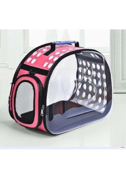 Geanta de Transport pentru Caine sau Pisica culoare Roz marime XXL AG644R