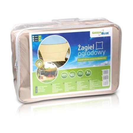 Umbrar de Gradina Patrat, protectie UV GREENBLUE GB505, crem, 5,0 m