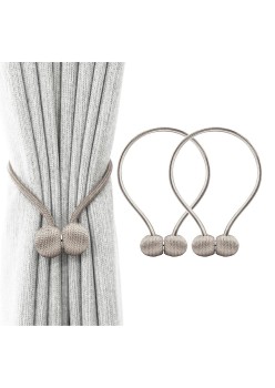 Bratara magnetica de prindere perdele/draperii, model BEIGE BALLS