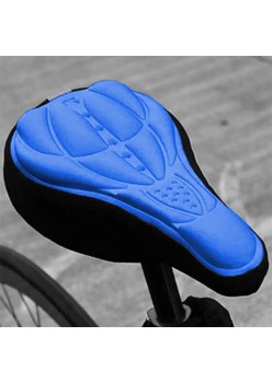 Husa universala albastra cu gel pentru scaunul bicicletei AVX-RW5F