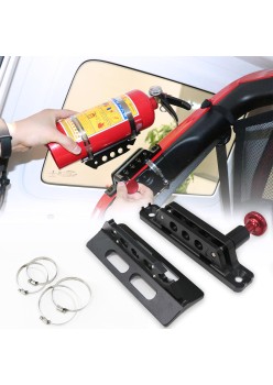 Suport universal pentru Extinctor, Stingator, cu prindere pe rollbar sau cabina, destinatie ATV, SSV, UTV, Off-Road