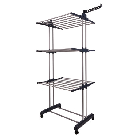 Uscator de rufe vertical, pliabil, cu 3 nivele,  model XXL
