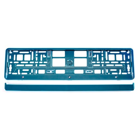 Suport numar inmatriculare din plastic, calitate Premium, culoare TURQUOISE