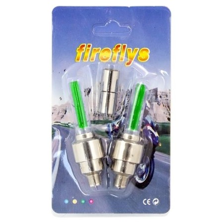 Set 2 Capace Valva cu LED Verde, cu senzor de lumina si miscare