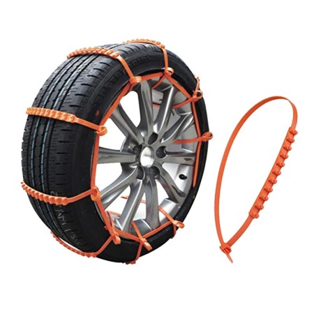 Set 10 benzi Anti-Derapante pentru Anvelope Auto, reglabile, lungime 93,5 cm