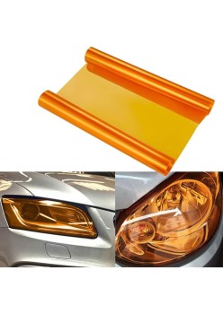 Folie protectie faruri / stopuri auto - Orange (pret/m liniar) - 034