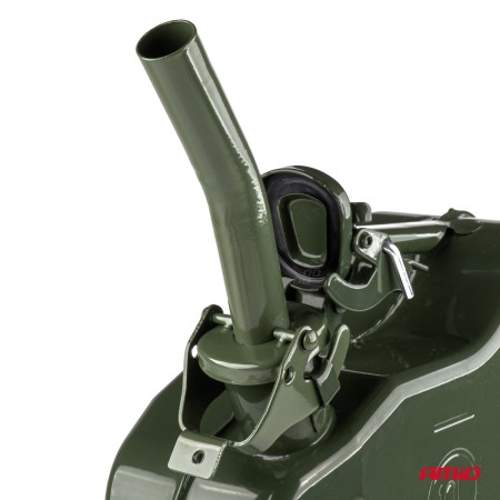 Palnie metalica detasabila pentru canistrele de 5L, 10L si 20L din tabla, culoare Verde