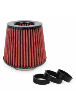 Filtru de aer conic Carbon cu 3 adaptoare