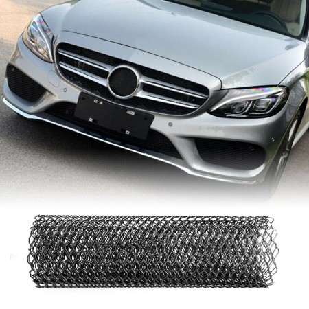 Grila Sport Tuning din Aluminiu, dimensiune 100 x 33cm, decupabila, culoare Neagra
