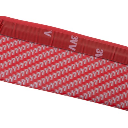 Protectie spoiler, prelungire bara fata/spate din cauciuc, culoare CARBON Rosu