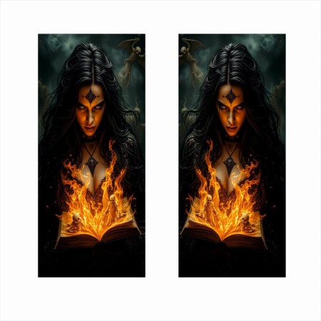 Set 2 Stickere Auto pentru Stalpi Usi, Print HD EcoSolvent, Folie OraJet Oracal Autoadeziva, 50x22 cm