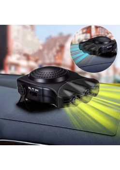 Aeroterma Auto 2in1, Ventilate, Incalzire Rapida si Dezghetare Geamuri, 12V, Putere 150W, cu mufa de bricheta
