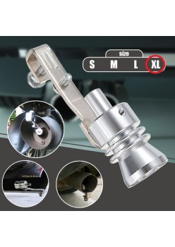 Fluier din aluminiu pentru toba marime XL, compatibil cu motoare peste 2400 cc