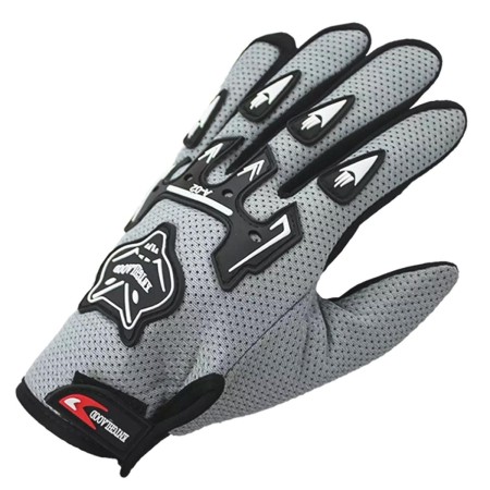 Manusi cu elemente de protectie, cu destinatie Moto, ATV, SSV, QUAD, culoare Gri