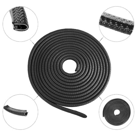 Banda flexibila pentru protectie contur portiere auto, profil 