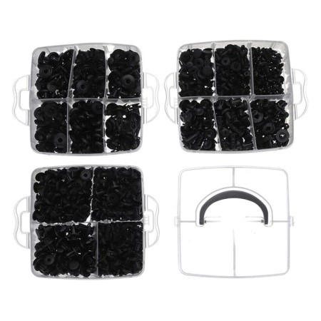 Set 625 clipsuri auto universale pentru montaj cu extractor inclus
