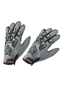 Manusi cu elemente de protectie, cu destinatie Moto, ATV, SSV, QUAD, culoare Gri