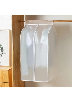 Organizator protectie haine, dimensiune 90 x 60 x 50 cm. culoare transparent, material textil