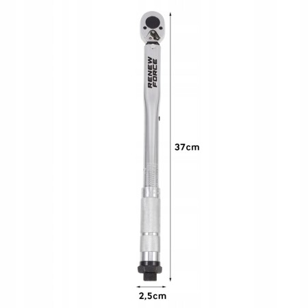 Cheie dinamometrica din otel/crom, 3/8″, reglabila 7-112 Nm, cu blocare