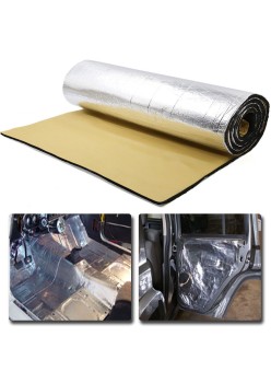 Material insonorizant auto cu strat din aluminiu, dimensiune 100cm x 100cm x 10mm