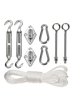 Set montaj Umbrar de Gradina din INOX GB508, 9 piese