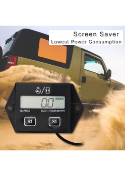 Contor orar cu afisaj LCD pentru motoarele in 2T si 4T pe benzina, ATV, Tractor, Utilaje agricole