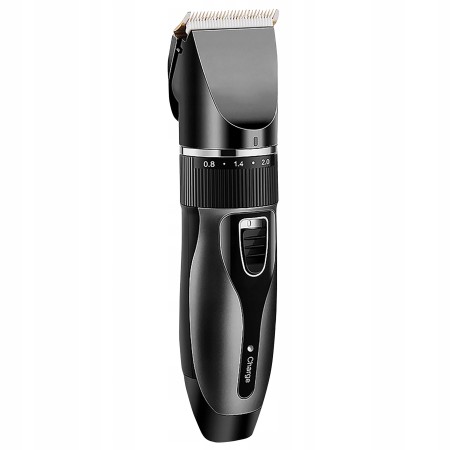 Aparat de tuns profesional pentru cani cu acumulator, lama titan + ceramica, incarcare USB, culoare Neagra, model AVX-WT-BLACK-T10