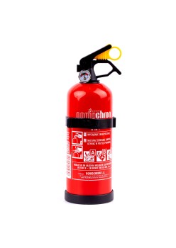 Extinctor Auto cu pulbere ABC, cu manometru si suport, 1Kg