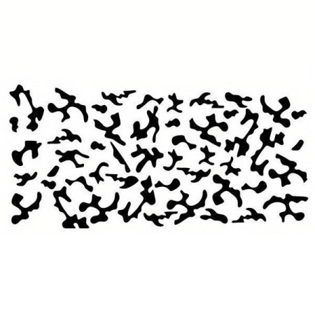 Stickere auto Paint Stains, set 2 bucati, 97x47 cm, design tuning in 2 culori, negru si rosu, folie Oracal exterior autoadeziva