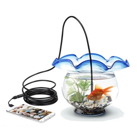 Camera endoscopica de inspectie, waterproof, 5,5mm, conectare Android/Windows prin microUSB - USB, lungime cablu 5m