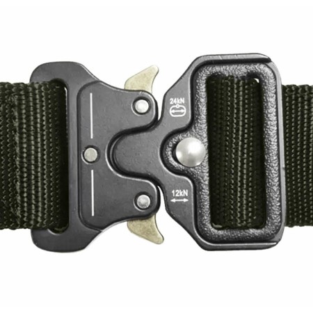 Curea Tactica pentru pantaloni, culoare Camuflaj cu catarama Neagra