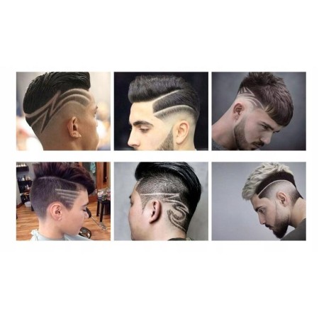 Trimmer Profesional de tuns barba sau parul, lama din titan + ceramica, cu acumulator,  accesorii incluse, model Woodman T9