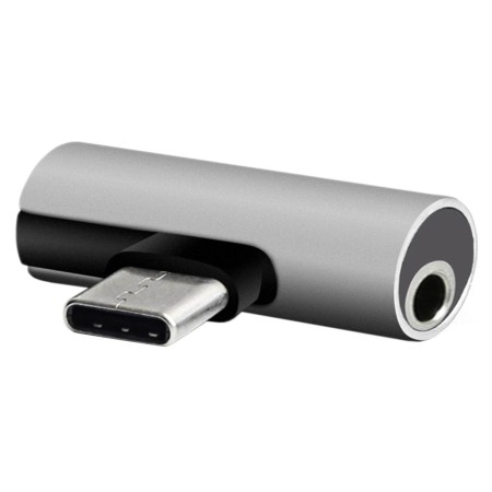 Adaptor Audio pentru telefonul mobil, de la USB-C la MiniJack 3,5mm,  AVX-AK291E