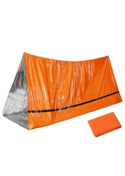 Cort de salvare pliabil, termic (NRC) pentru turism, alpinism, dimensiune 210 x 90 cm