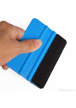 Racleta cu Velur pentru Aplicare Folie Autocolant – 8 x 12.5 cm