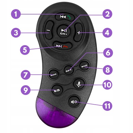 Player Auto RGB, 4 x 50W, model XBASS 7011X, cu Suport Telefon, Telecomanda pe volan, Bluetooth, Radio, MP3, AUX, Card