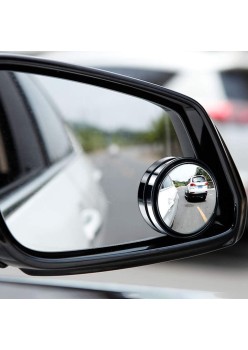 Oglinzi Auto Unghi Mort 48 mm, Set 2, Rotative 360°, Autoadezive, Vizibilitate Laterală Extinsă