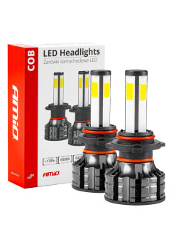 Instalatie LED COB 2Side AMiO, compatibil HB3, destinat competitiilor auto sau off-road