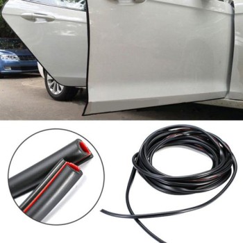 Bandă Decorativă Auto „U” pentru Interior – 15m, Negru Universal, Protecție și Tuning Elegant