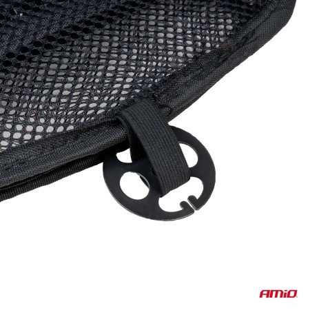 Husa scaun auto cu bile de masaj, suport lombar si tetiera, dimensiuni 125 x 52 cm, culoare Neagra