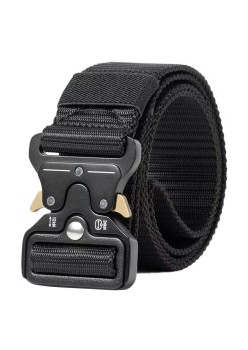 Curea Tactica pentru pantaloni, culoare Neagra cu catarama Neagra