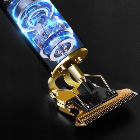 Aparat de tuns barba cu acumulator, trimmer pentru barba sau par cu accesorii incluse, model AVX-WT-YYT-36-1